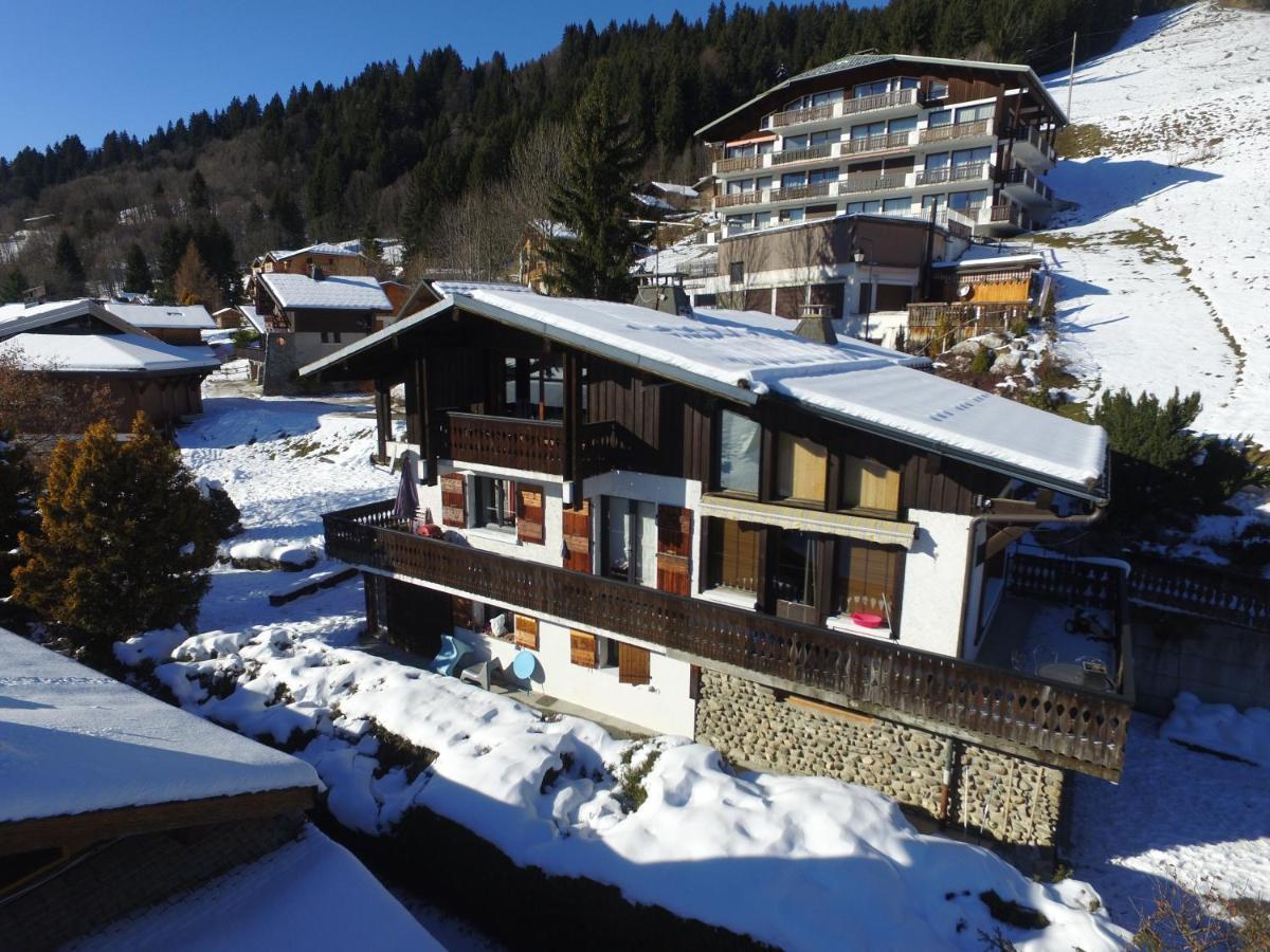 Ferienwohnung Six-Deniers Les Gets Exterior foto