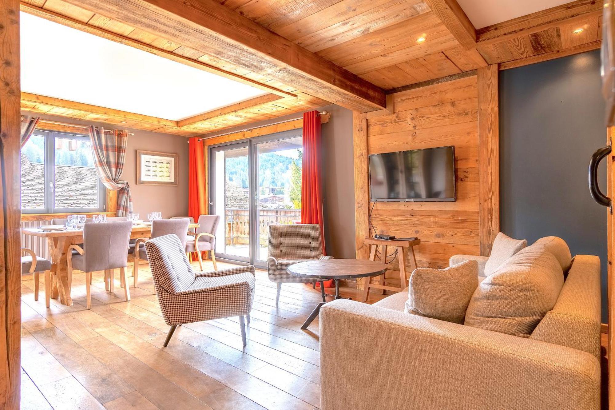 Ferienwohnung Six-Deniers Les Gets Exterior foto